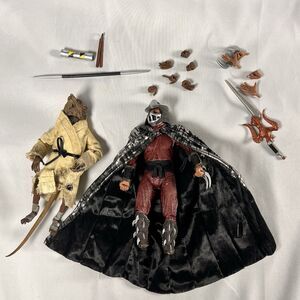 NECA TMNT Movie Splinter and Shredder  NO BOX